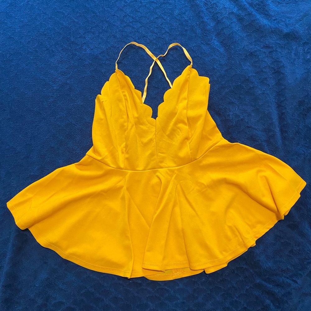Yellow tank top